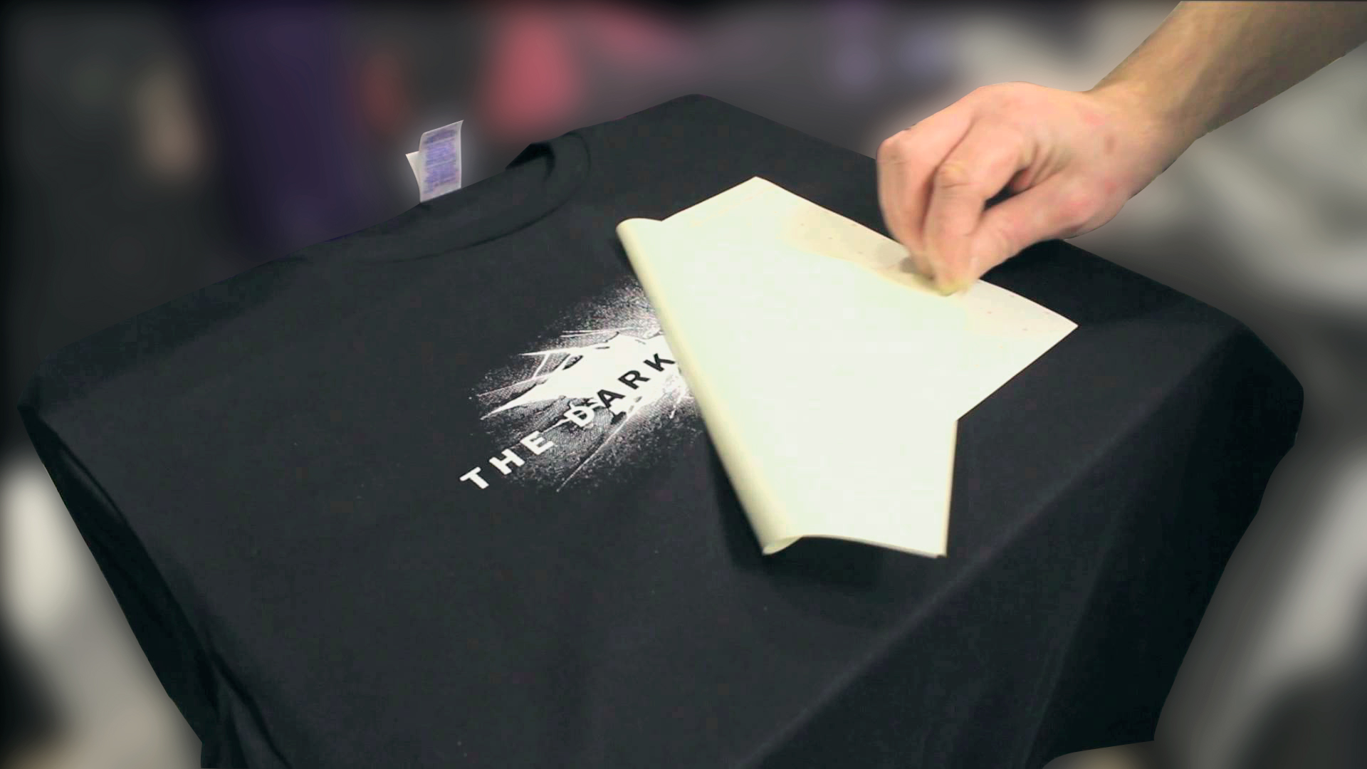 transfer camisa preta